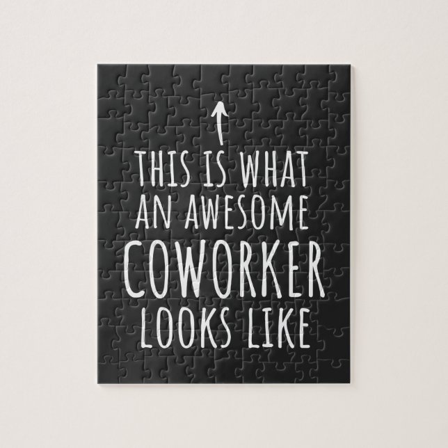 Coworker Gift, Coworker Mug, Awesome Coworker Jigsaw Puzzle (Vertical)