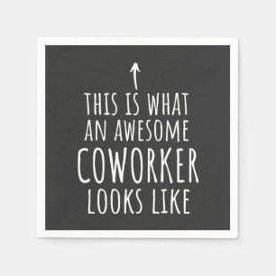 Coworker Gift, Coworker Mug, Awesome Coworker Napkin