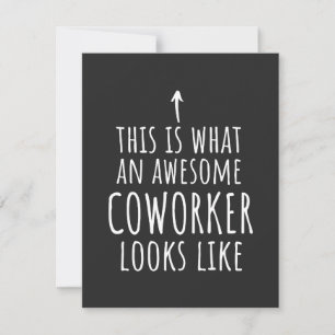 Coworker Gift, Coworker Mug, Awesome Coworker Thank You Card