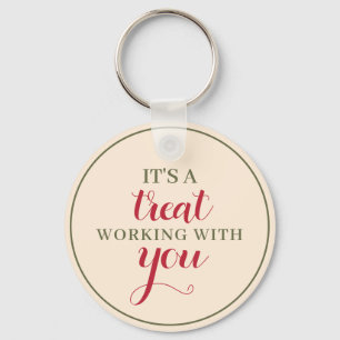 Coworker Gift Favour Appreciation christmas gift Key Ring