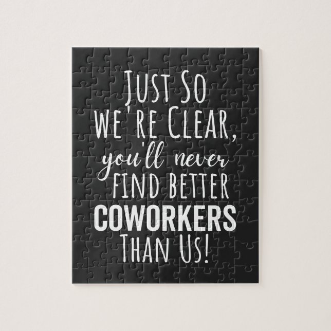Coworker Goodbye | Coworker Moving | Leaving Gift Jigsaw Puzzle (Vertical)