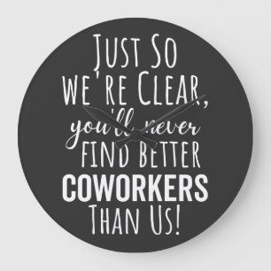 Coworker Goodbye   Coworker Moving   Leaving Gift Large Clock
