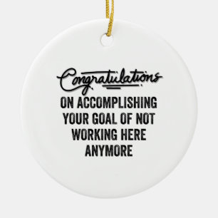 Coworker Goodbye Gift   Leaving Coworker  Ceramic Tree Decoration