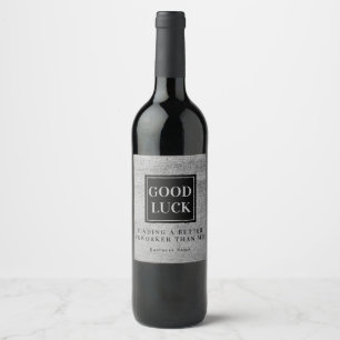 Coworker leaving Gift, Funny Wine Label