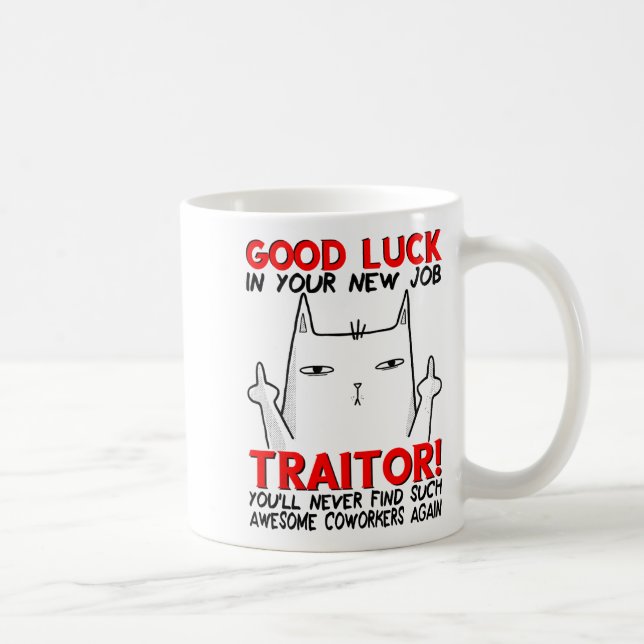 Coworker Leaving, Quitting Going Away, Job Change, Coffee Mug (Right)