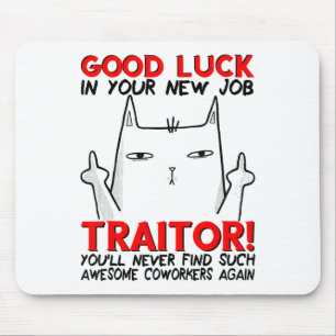 Coworker Leaving, Quitting Going Away, Job Change, Mouse Mat