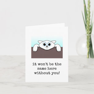 Coworker Leaving, Quitting, Good Luck, Card