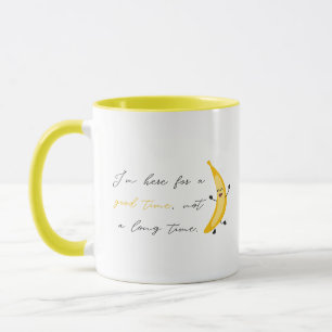 Coworker office gift with banana and funny quote mug