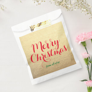 Coworker Office Staff Employee Christmas Santa  Favour Bags