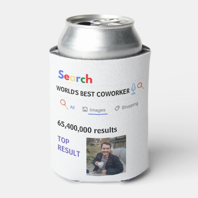 Coworker PHOTO Gifts Boss Nurse Teacher Doctor Mum Can Cooler (Can Front)