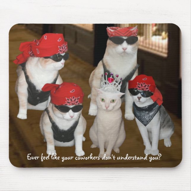 Coworkers Don't Understand Me Mouse Mat (Front)