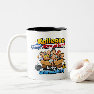 Coworkers for Sale – Funny Office Design Two-Tone Coffee Mug