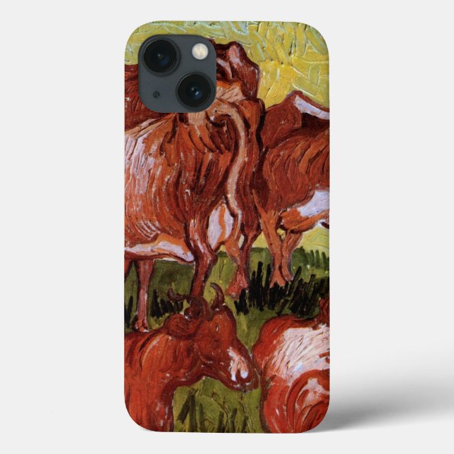 Cows (after Jordaens) by Vincent van Gogh Case-Mate iPhone Case (Back)