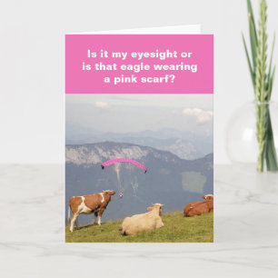 Cows-and-paraglider card