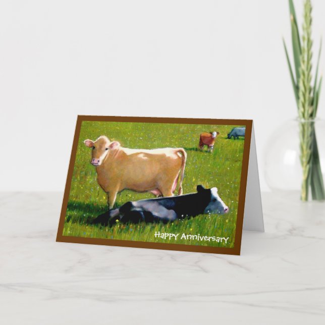 COWS ANNIVERSARY CARD (Front)