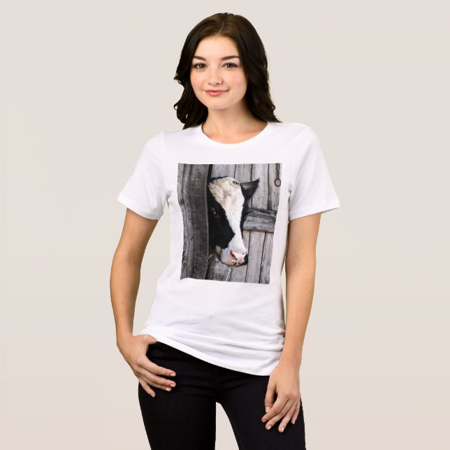 Cows Are Amazing T-Shirt Tri-Blend Shirt (Front Full)