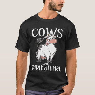 Cows Are My Spirit Animal Cow Premium T-Shirt