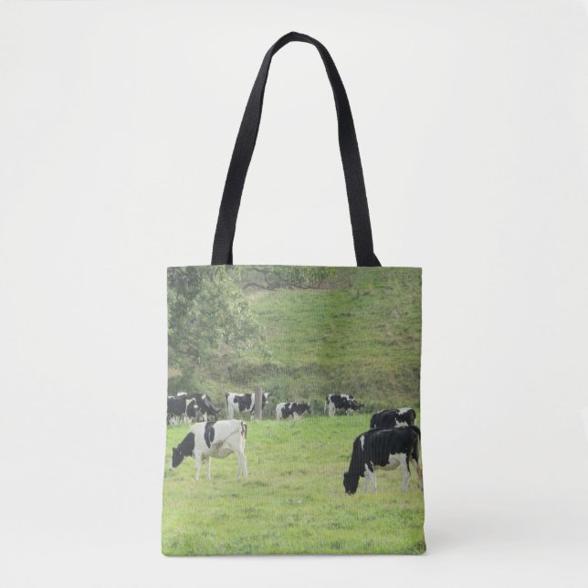 Cows at Pasture Farm Tote Bag (Front)