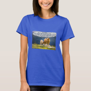 Cow's Common Sense (dark) T-Shirt