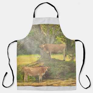 Cows Cooling Off Apron