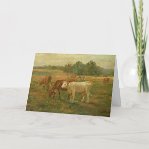 Cows - Edward Mitchell Bannister - c1890 Card
