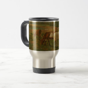 Cows - Edward Mitchell Bannister - c1890 Travel Mug