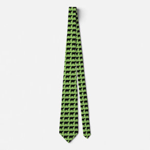 Cows - Green 99CC66 Tie