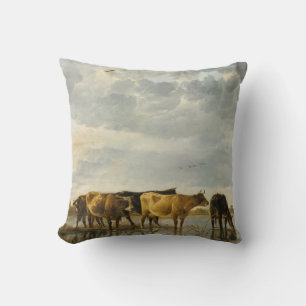 Cows in a River Aelbert Cuyp Cushion