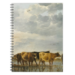 Cows in a River Aelbert Cuyp   Notebook