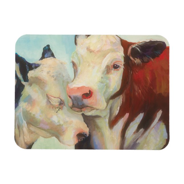 Cows In Love Magnet (Horizontal)