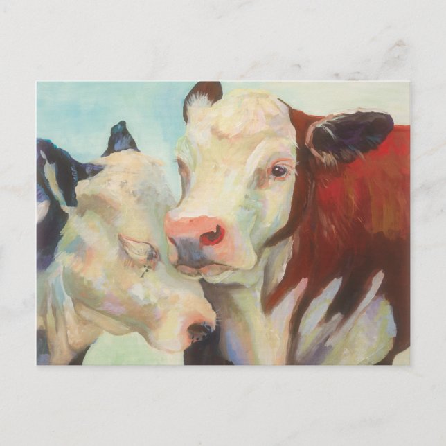 Cows In Love Postcard (Front)