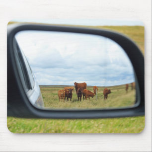 Cows in the mirror mouse mat