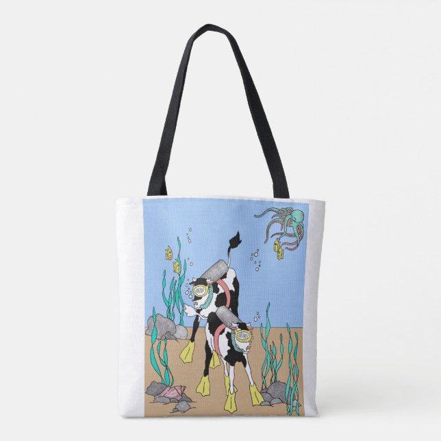 Cows Incognito II Tote Bag (Back)