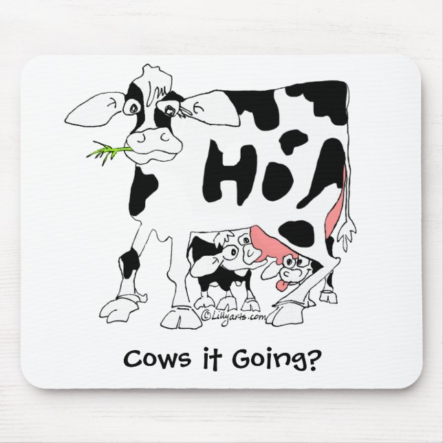 Cows it Going? Mousepad (Front)