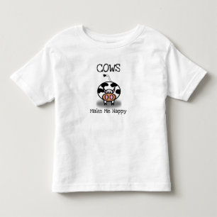 Cows make me happy toddler T-Shirt