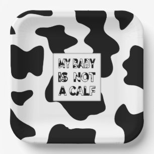 Cow's Milk Paper Plate
