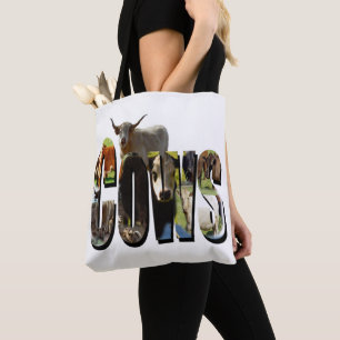 Cows Name Picture Logo With Cows, Tote Bag