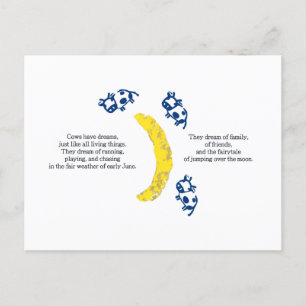 Cows Over the Moon Postcard