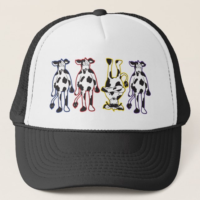 cows trucker hat (Front)