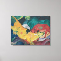Cows, Yellow-Red-Green (1912) by Franz Marc