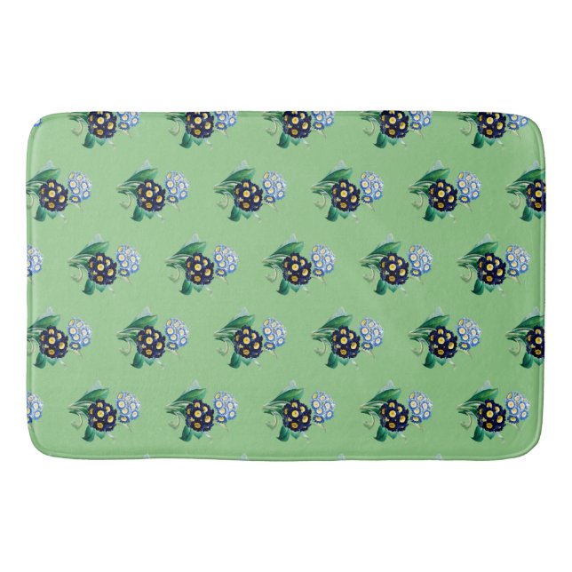 Cowslip Primrose Botanical Bath Mat (Front)