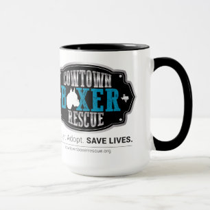 Cowtown Boxer Rescue 20oz Coffee Mug