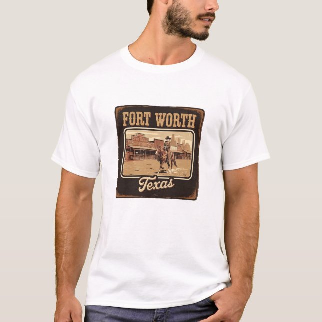 Cowtown Lovers Design T-Shirt (Front)
