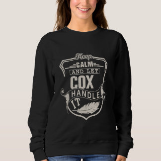 Cox Last Name Shirt Cox Name Birthday
