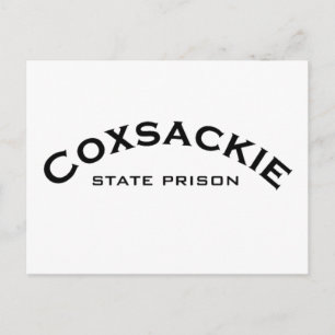 Coxsackie State Prison Logo Postcard