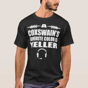 Coxswain Rowing Team Eight Cox Calling Rower Scull T-Shirt