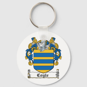 Coyle Family Crest Key Ring