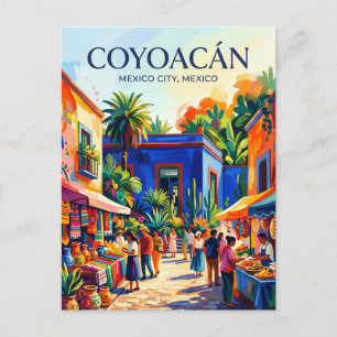 Coyoacán Mexico Postcard