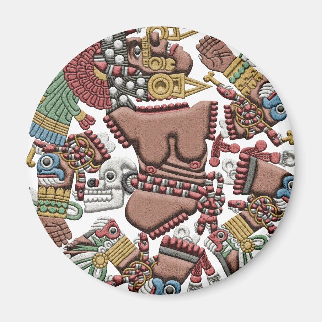 Coyolxauhqui Fridge Magnet (Front)
