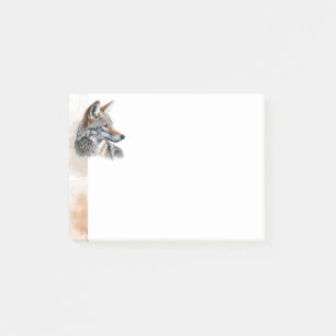 Coyote Country Cottagecore Rustic Print Post-it Notes